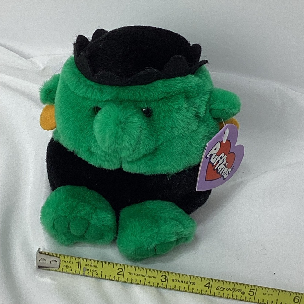 Puffkins Frankenstein Stitch Plush Toy With Tag Puffkins Plush